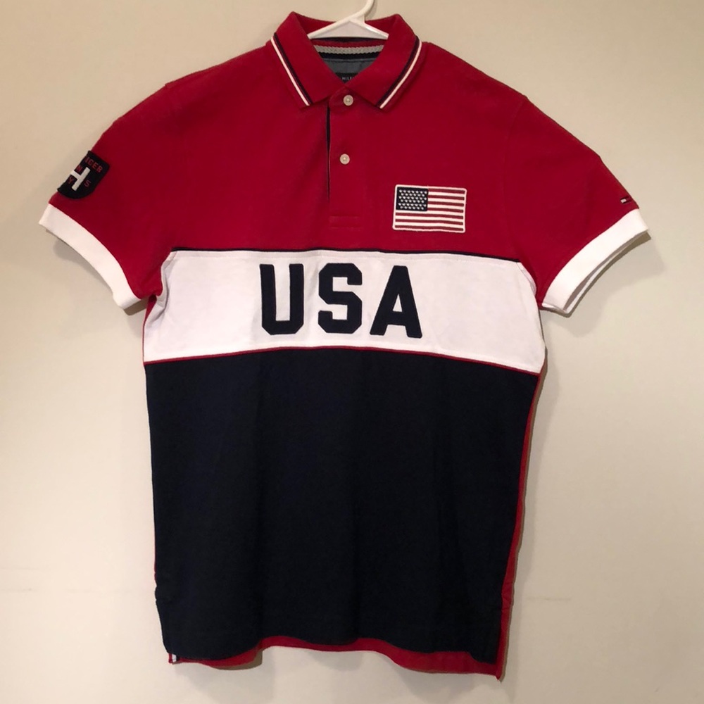 Tommy Hilfiger Vintage Polo Mens Classic USA